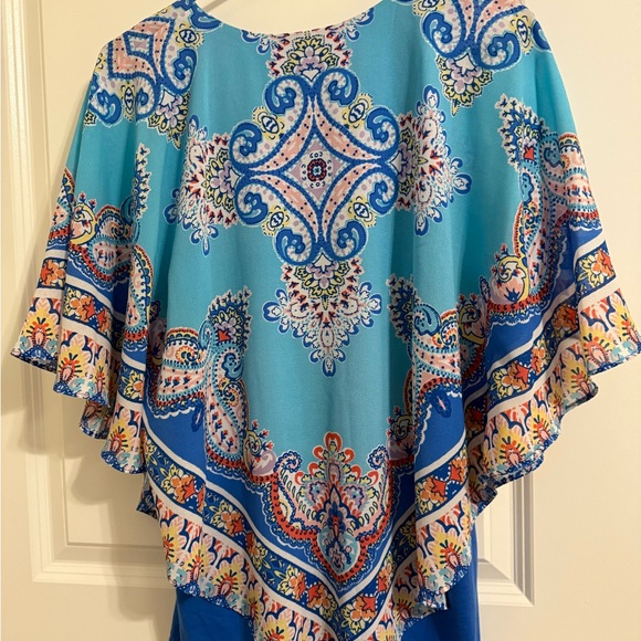 NWOT Ruby Rd. Multicolor Paisley Blouse - Picture 3 of 3